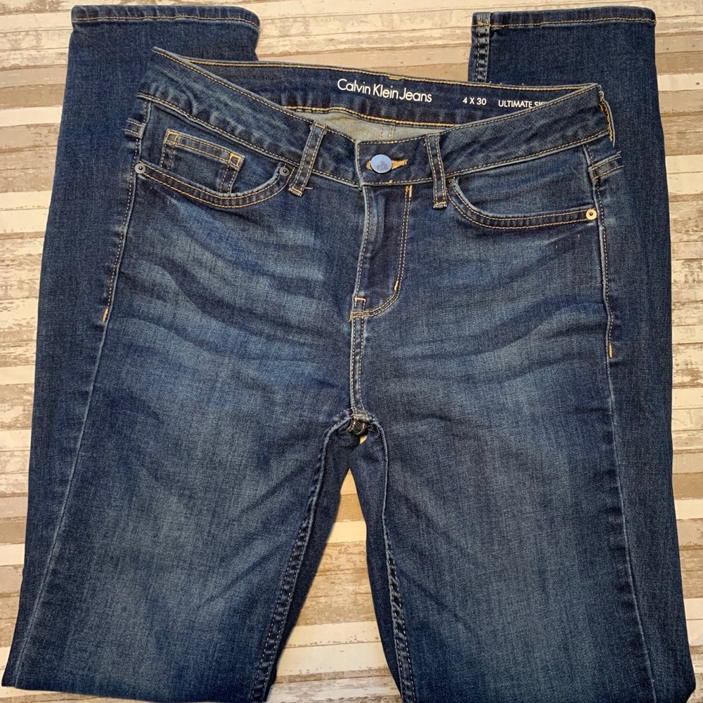 Calvin Klein Dark Wash Skinny Jeans